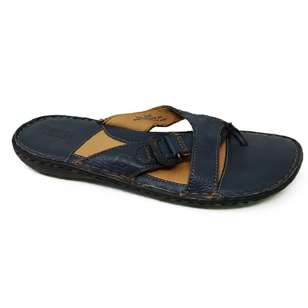 Børn Pinnacle Leather Thong Sandals Size 10 US 42 EU Minimalist Beachy